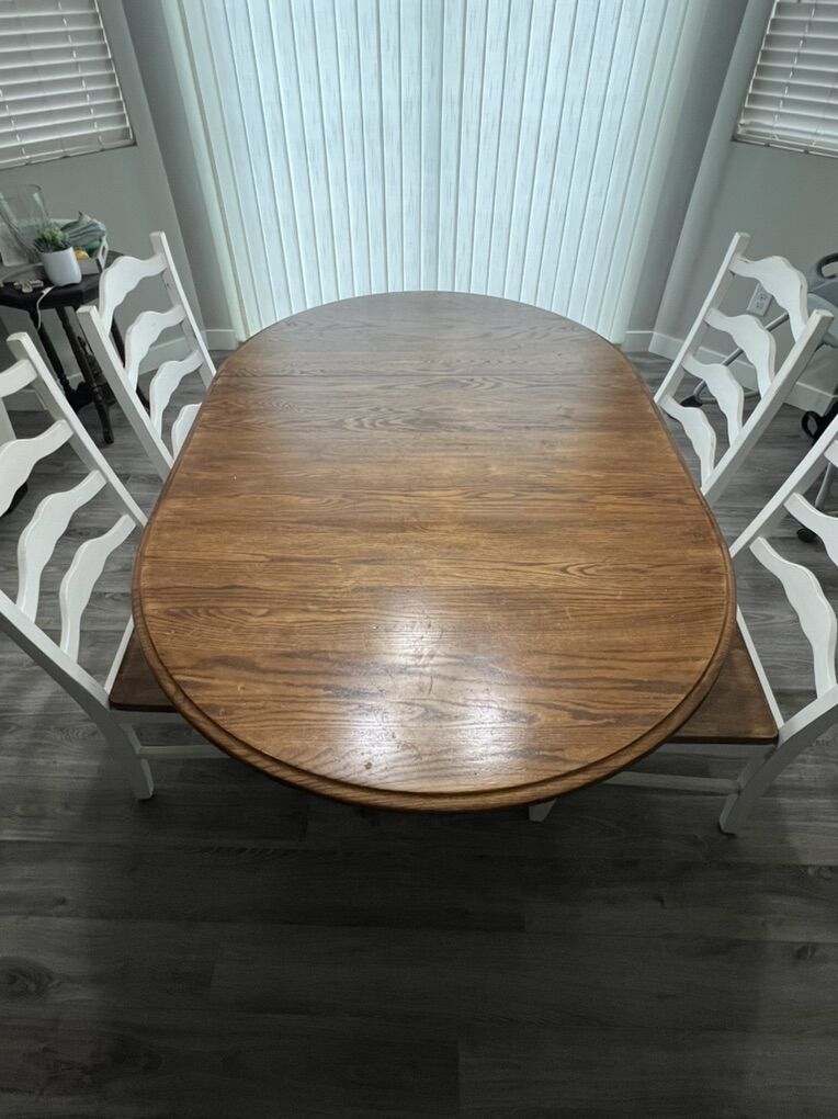 Wooden Dining Table And Chairs