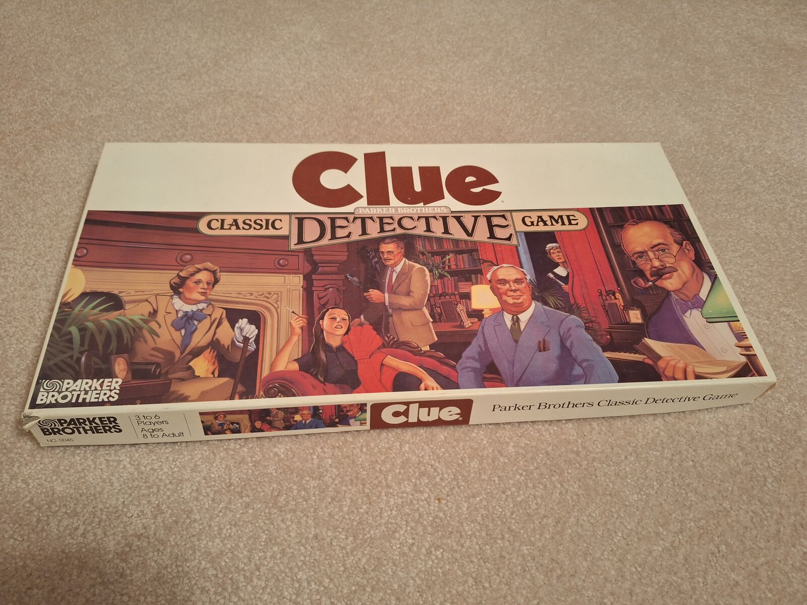 Vintage Clue Board Game