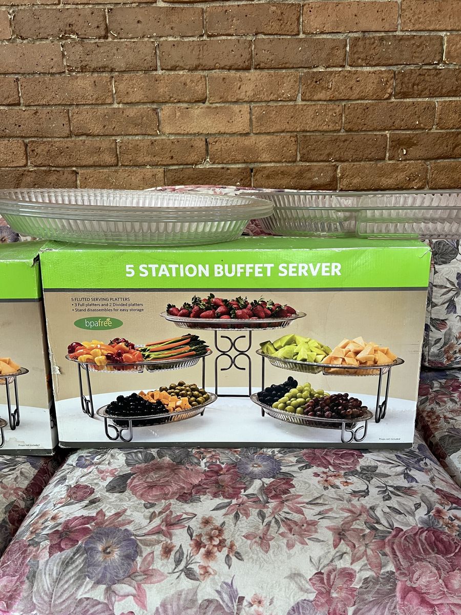 5-Station Buffet Servers