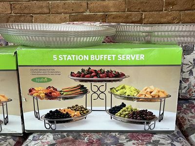 5-Station Buffet Servers