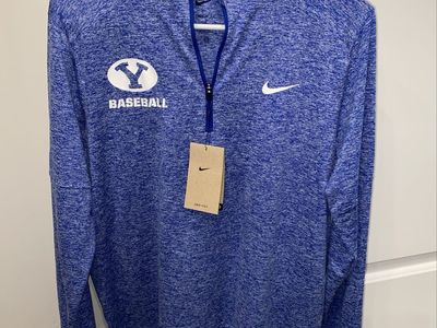 Women’s Nike Dri-Fit BYU Baseball Pullover - Large - New