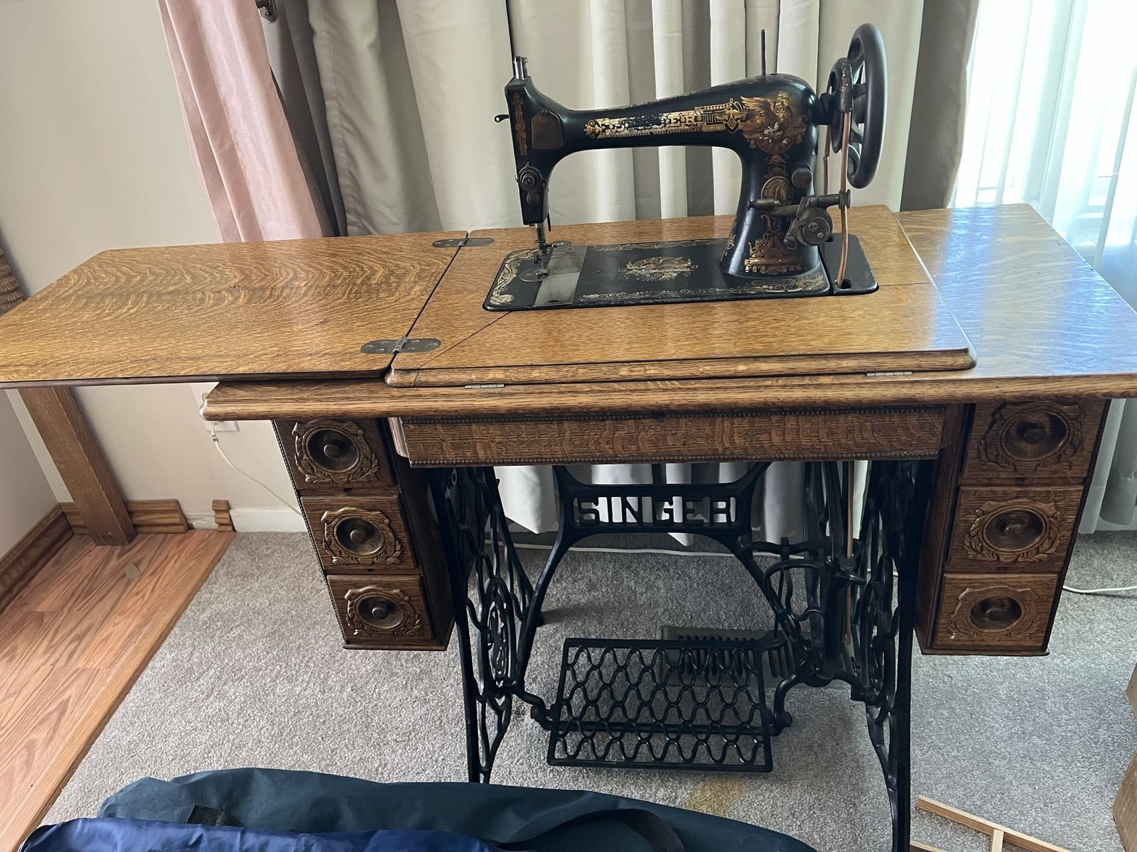 Vintage Singer sewing machine