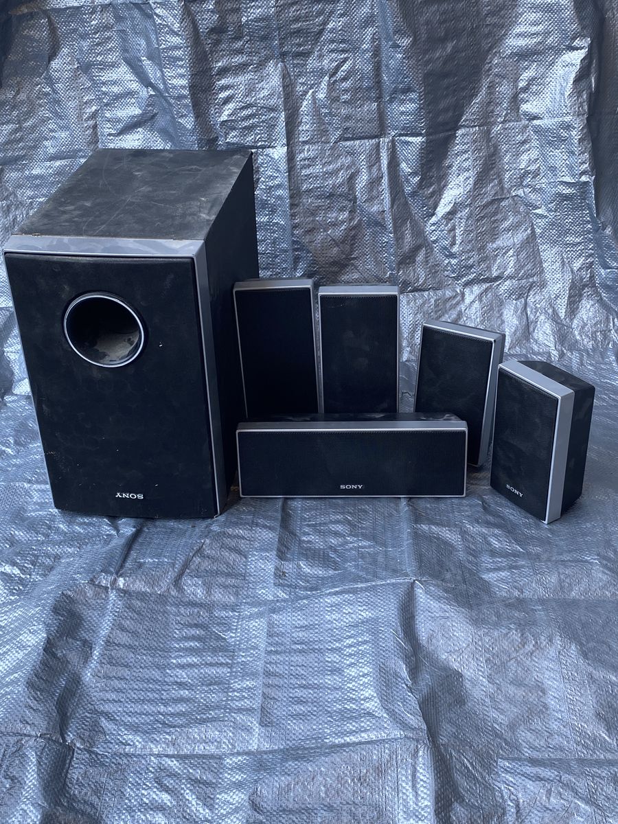 Sony 5.1 Surround Sound Speaker System with Powered Subwoofer