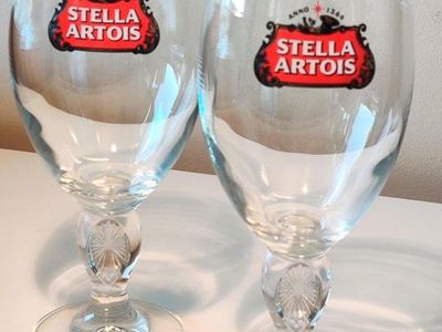 19 - Stella Artois Chalice's, 33cl