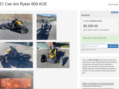 2021 Can Am Ryker 600 ACE