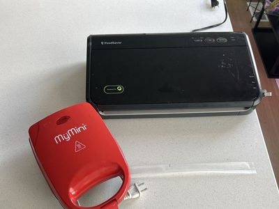 Older Food Saver And Sandwich Grill