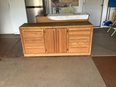 Solid Wood 9 Drawer Dresser