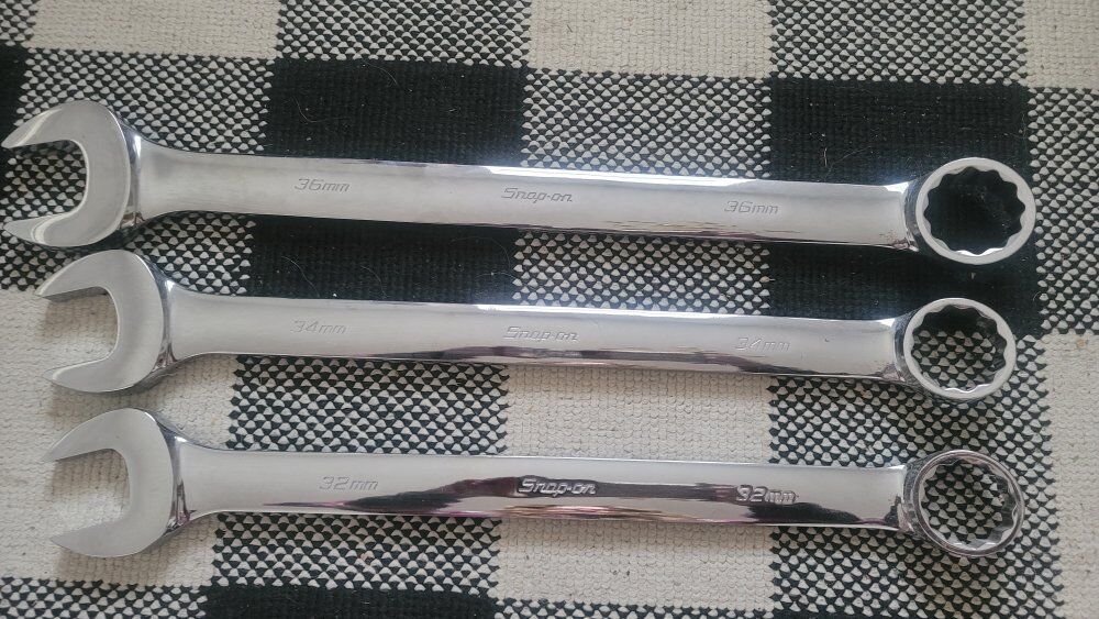 Snap-on 36-34-32mm combination wrenches