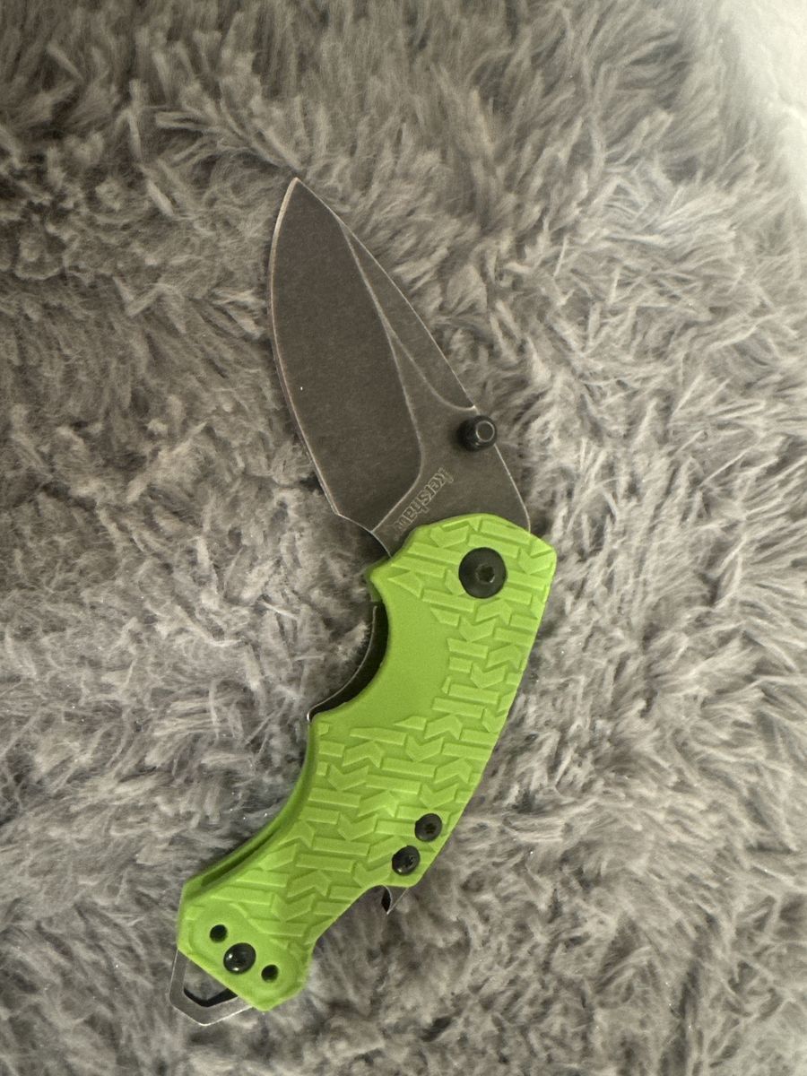 Green Kershaw knife