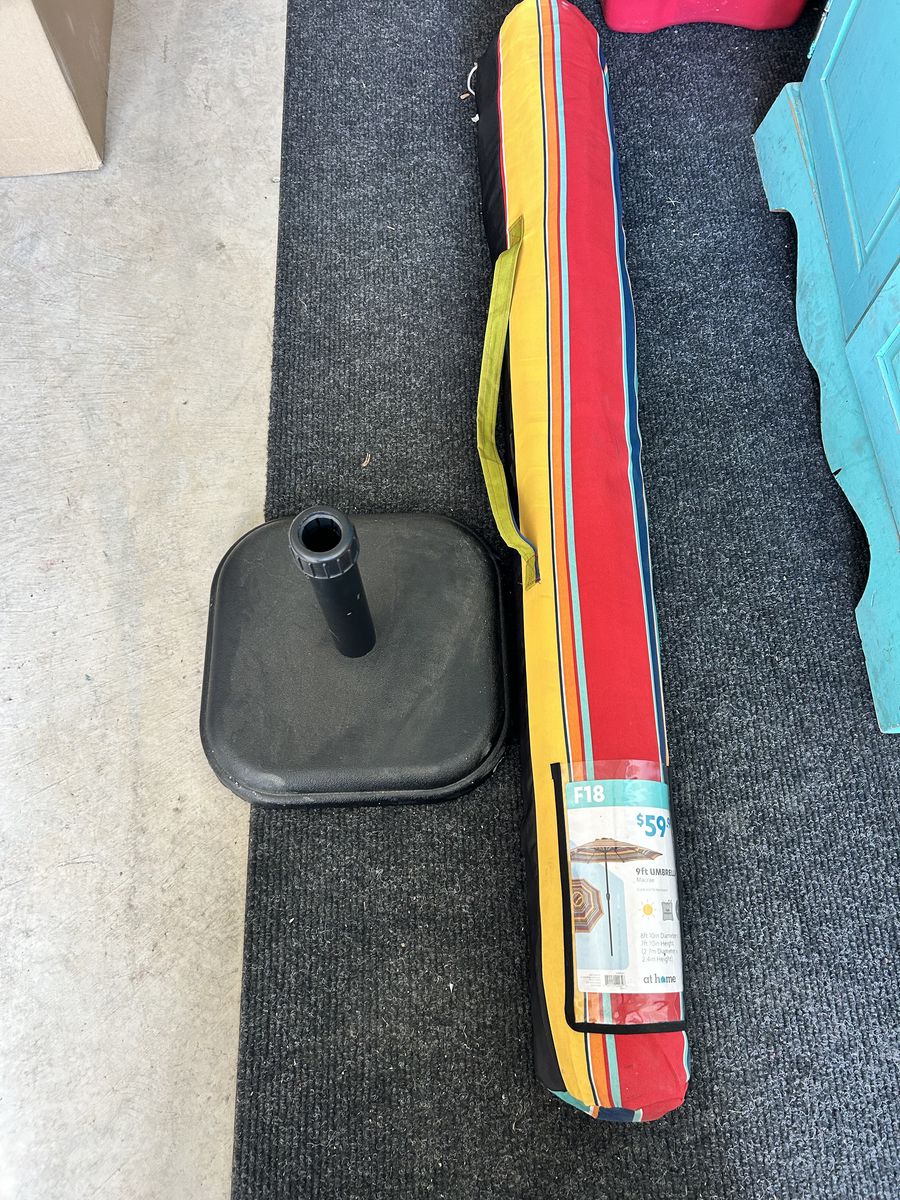 Beach Umbrella and stand