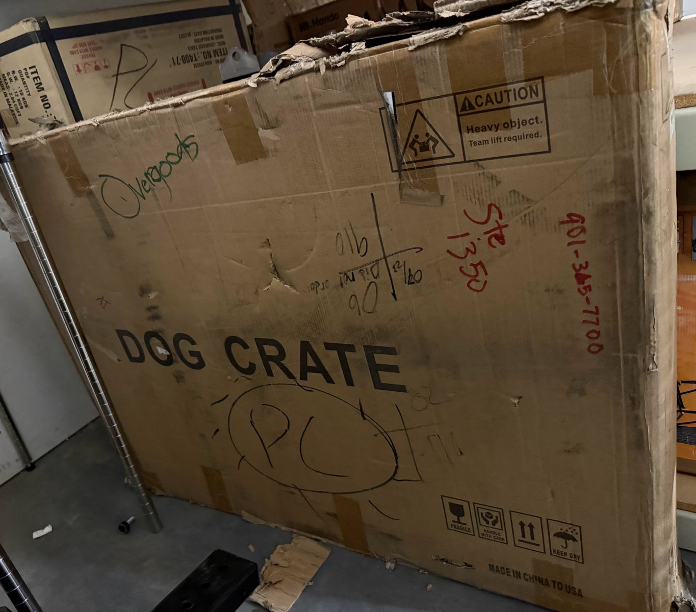 Heavy Duty Dog Crate with Removable Tray