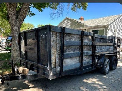 Stake side trailer