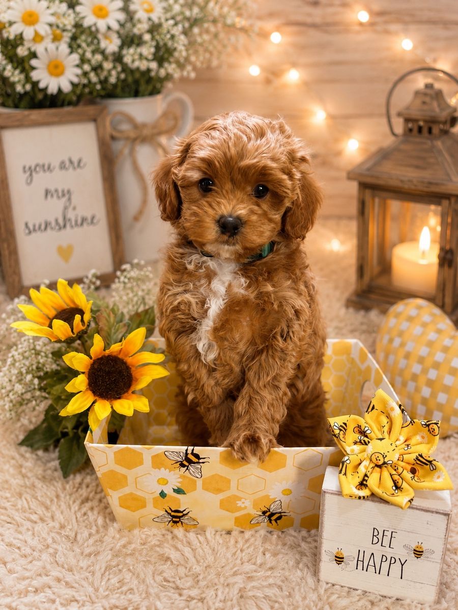 Adorable Tiny Mini Goldendoodles