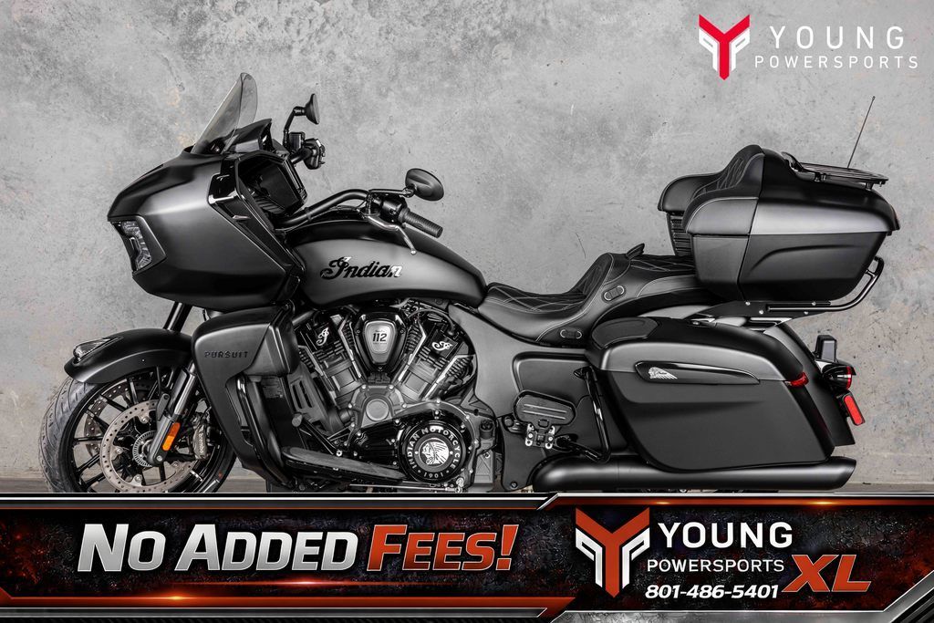 2025 Indian Motorcycle® Pursuit® Dark Horse® 112 w/PowerBand Audio Black Smoke