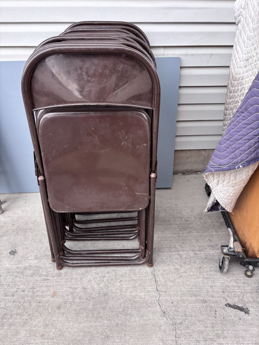 10 Folding Chairs Heavy Duty 