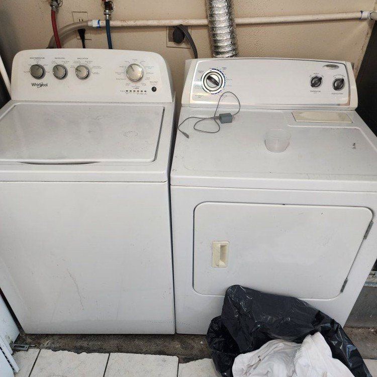 washer and dryer
