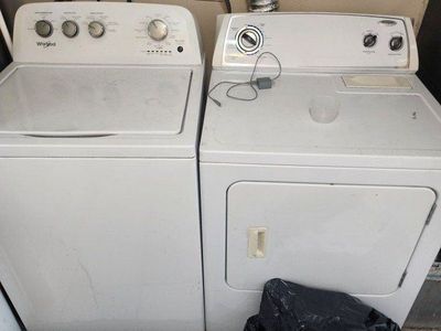 washer and dryer