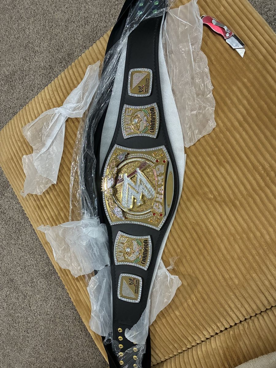 WWE authentic reproduction belt