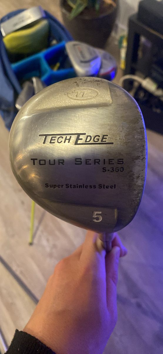Tech Edge Tour Series S-360 Super Stainless Steel 5-Wood & Precise M1A 45 Forged TI Power 22° Hybrid