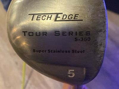 Tech Edge Tour Series S-360 Super Stainless Steel 5-Wood & Precise M1A 45 Forged TI Power 22° Hybrid