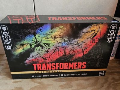 Transformers Age of the Primes G2 Dinobot Swoop & G2 Dinobot Sludge 2-Pack