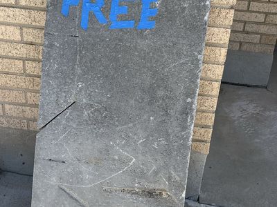 Large Gray Concrete Slab - Perfect for Patio, Stepping Stone, or DIY Projects (FREE)