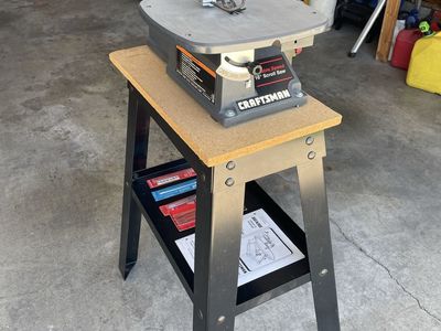 Craftsman 16-inch Variable Speed Scroll Saw with Stand - Ideal for Detailed Woodworking