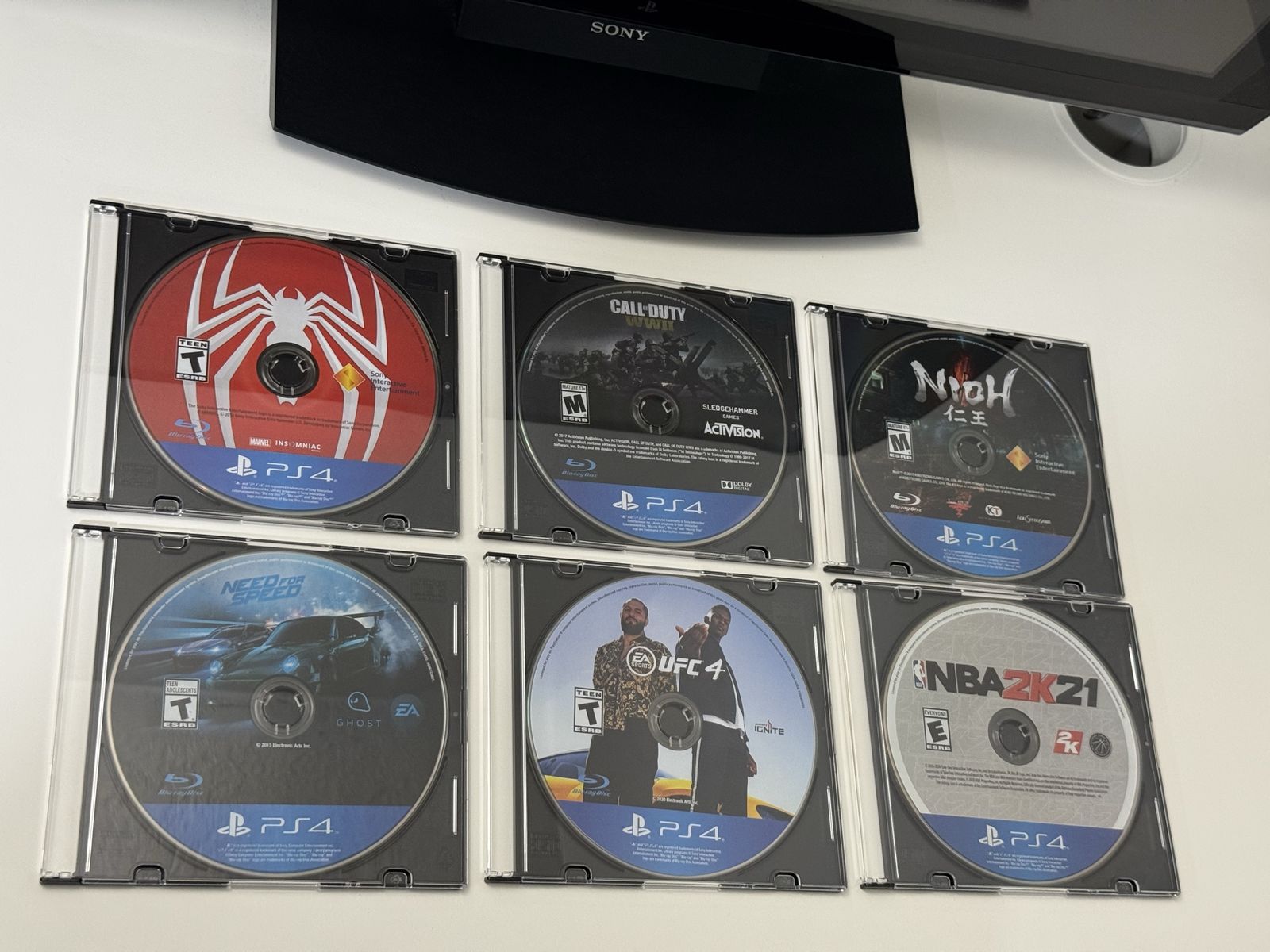 Ps4 / PlayStation 4 Games / Cleaned / $5 Each