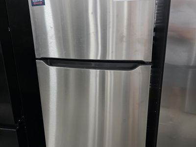 Frigidaire Top Freezer Refrigerator — 18.3 Cu Ft, Stainless Steel, Brand New