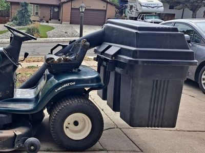 TRIPLE bucket grass catch system for Craftsman 42'