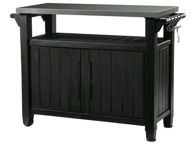Keter Unity XL Portable Outdoor Table Storage Cabinet