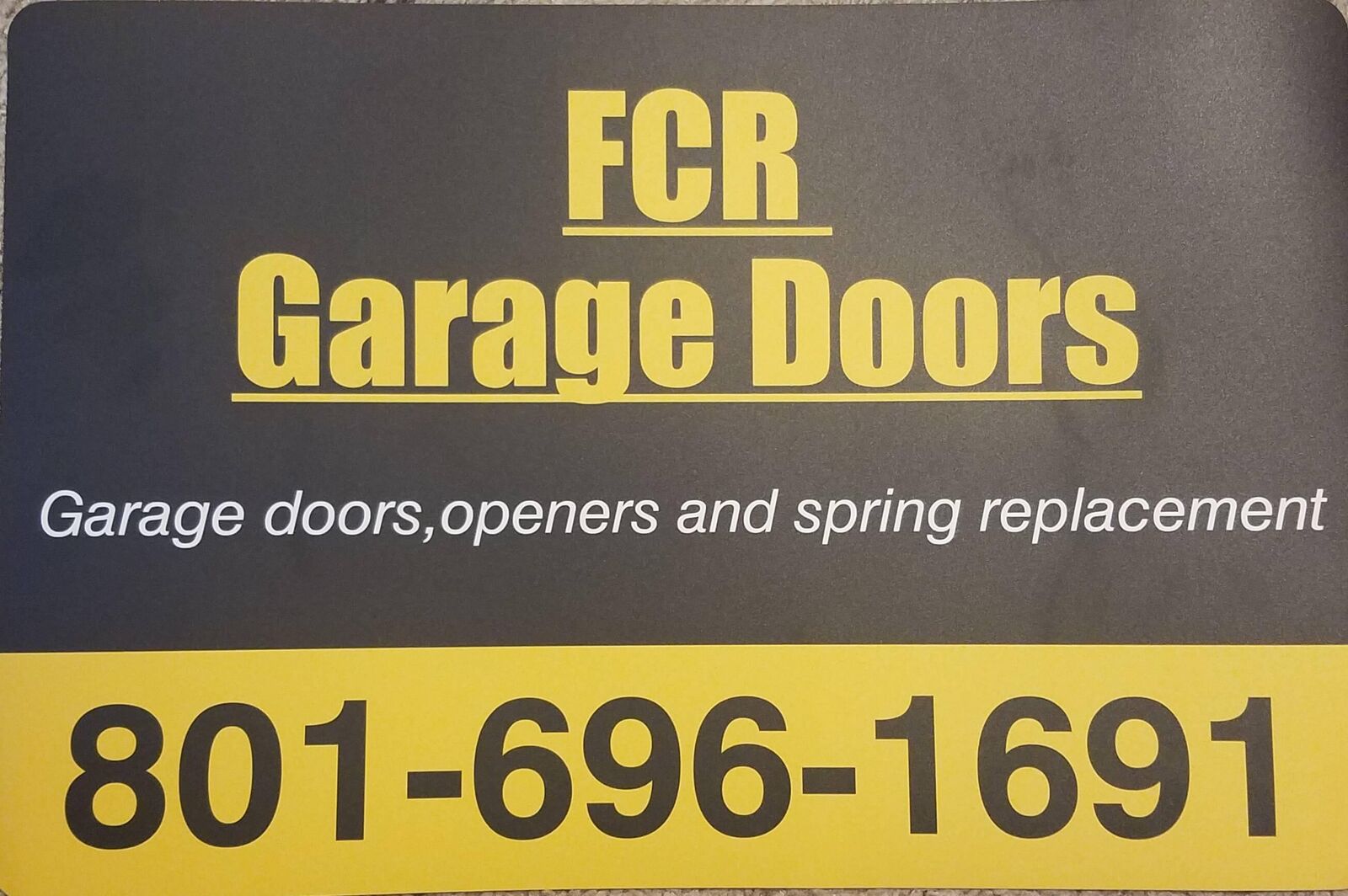 FCR GARAGE DOORS