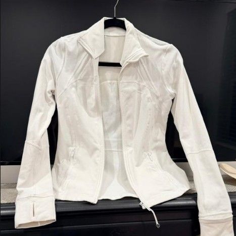 Lululemon Define Jacket White Women’s Size XS Zip Athletic Jacket Clean No Stains