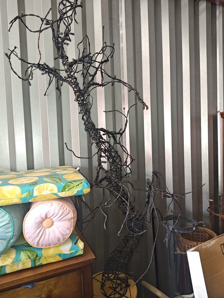 Lighted Black Spooky Tree Prop - Halloween / Seasonal Decor