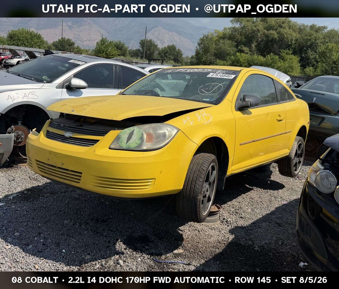 Just In! 2008 Chevrolet Cobalt Parts - UTPAP Ogden