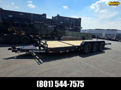 2026 PJ Trailers 22' T6 Triple 21K Flatbed Tilt Deck Trailer