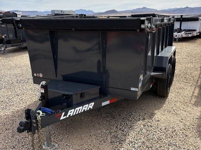 6.5x12 Lamar DM Dump Trailer - 36" Sides - 10K GVWR -