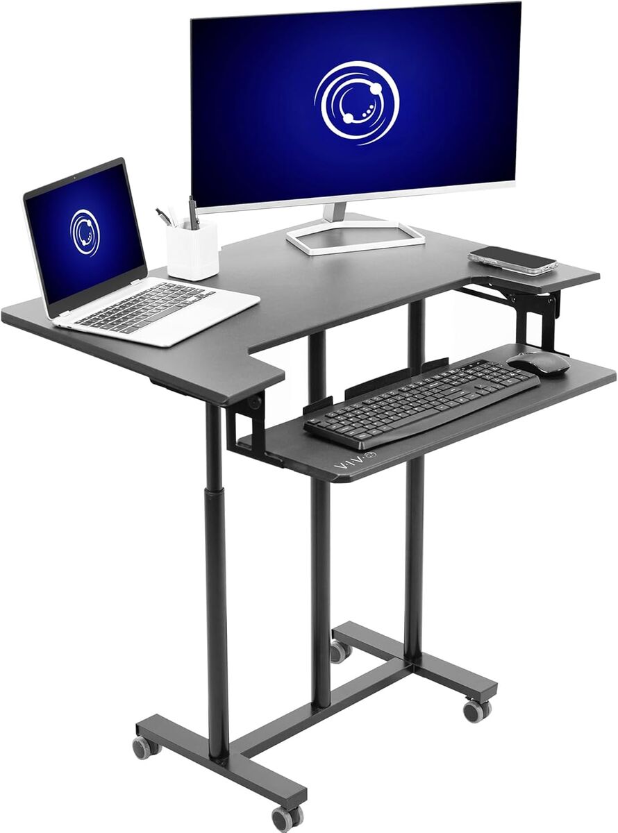 VIVO CART-V06A Mobile Computer Workstation