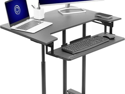 VIVO CART-V06A Mobile Computer Workstation