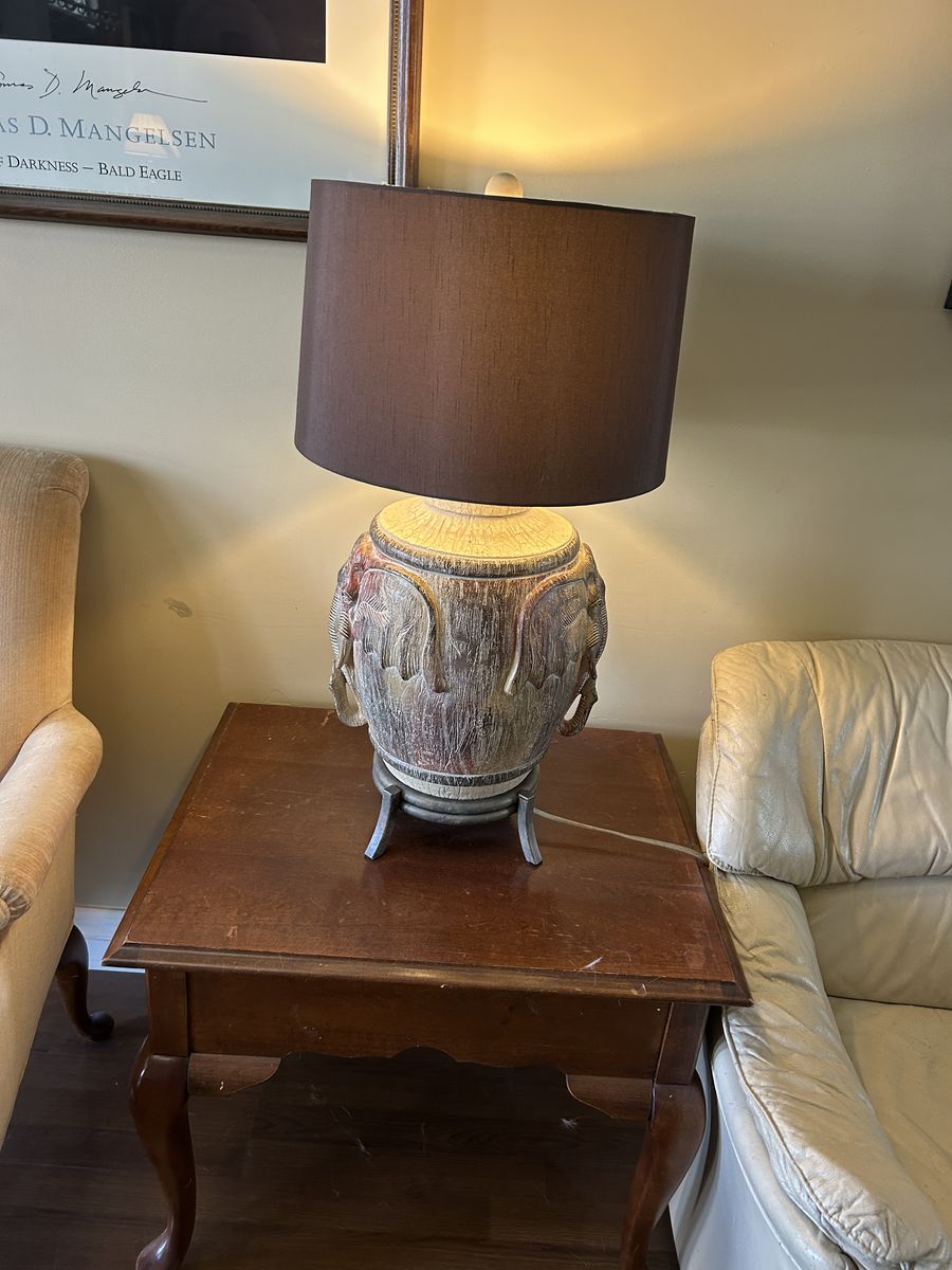 African Elephant lamp
