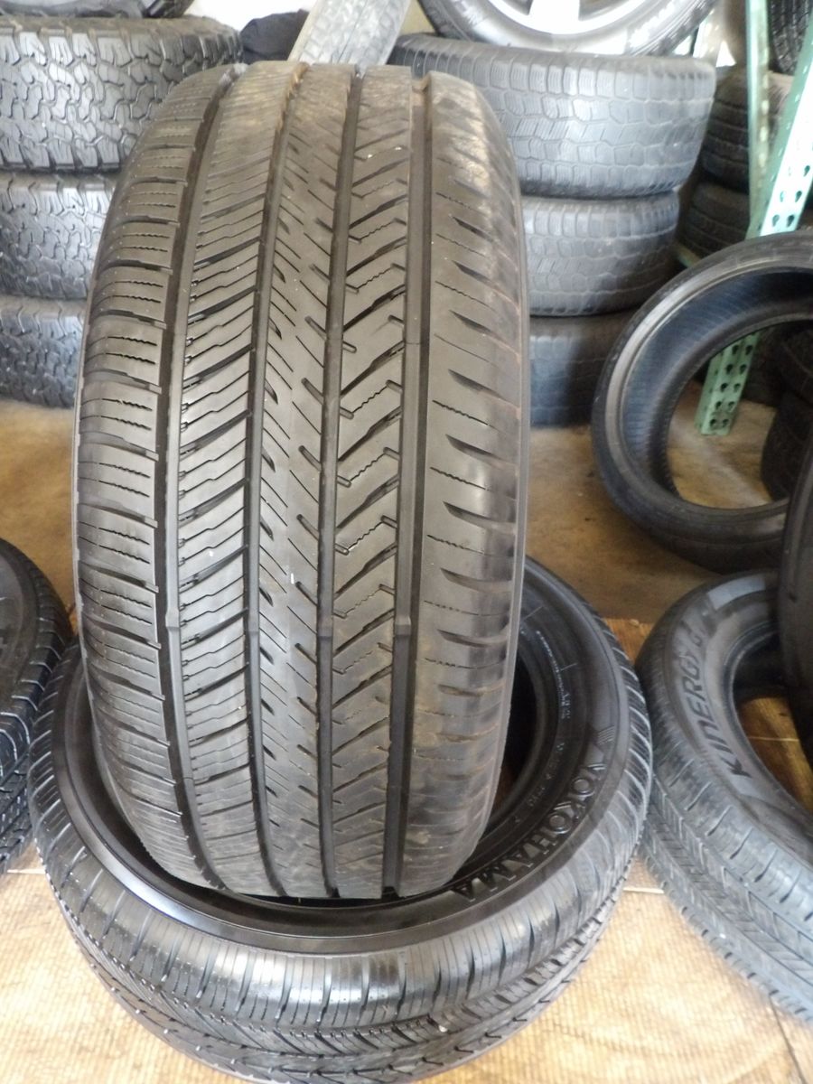 255/55R18 YOKOHAMA YK-GTX PAIR OF TWO USED TIRES