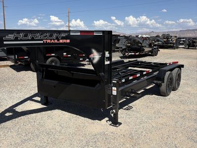7x16 Horizon RDZ Gooseneck Roll Off Trailer Trailer - 18K GVWR -