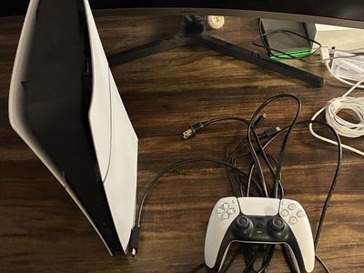 Sony PlayStation 5 Console & Controller - White Slim Digital Version PS5