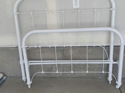 Antique Full Size Iron Bed