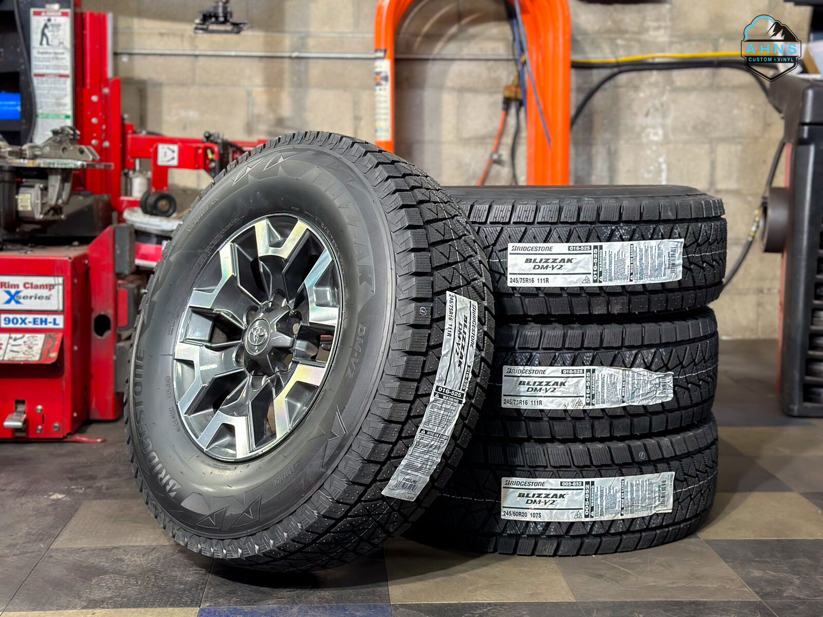 Tacoma 16" Snow Package | 245 75 16 Bridgestone Blizzak | 16" Wheels | Toyota | Winter Tires | 245/75r16