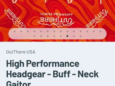 Out There Head Buff, Scarf Sweat, Dust, Sun Wind N