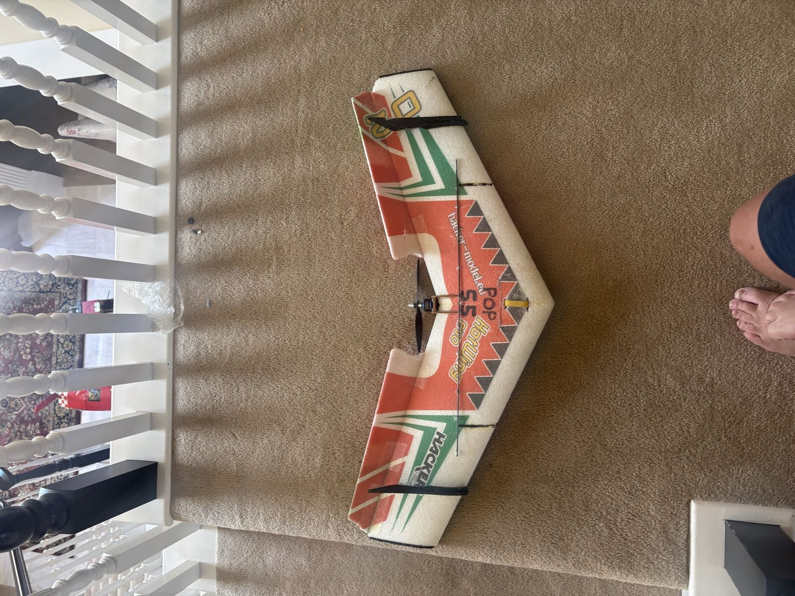 Hacker Model POP Wing EVO RC Airplane Flying Wing with Spektrum AR610 Receiver