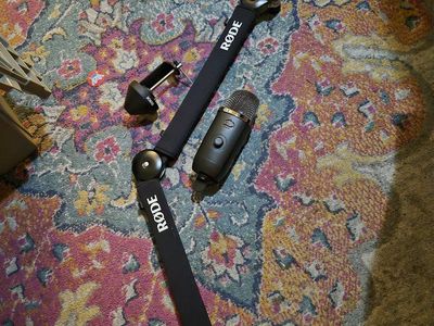 Rode PSA1 Studio Boom Arm with Blue Yeti USB Microphone & Shock Mount