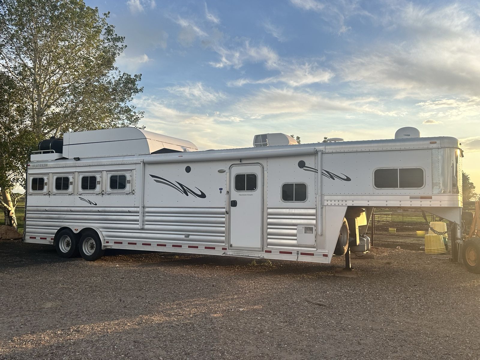 2013 Platinum Compass 4 Horse LQ Trailer