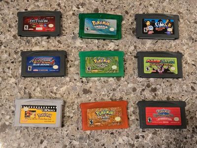 Nintendo Gba game bundle including PokeMon Emerald! trades considered!